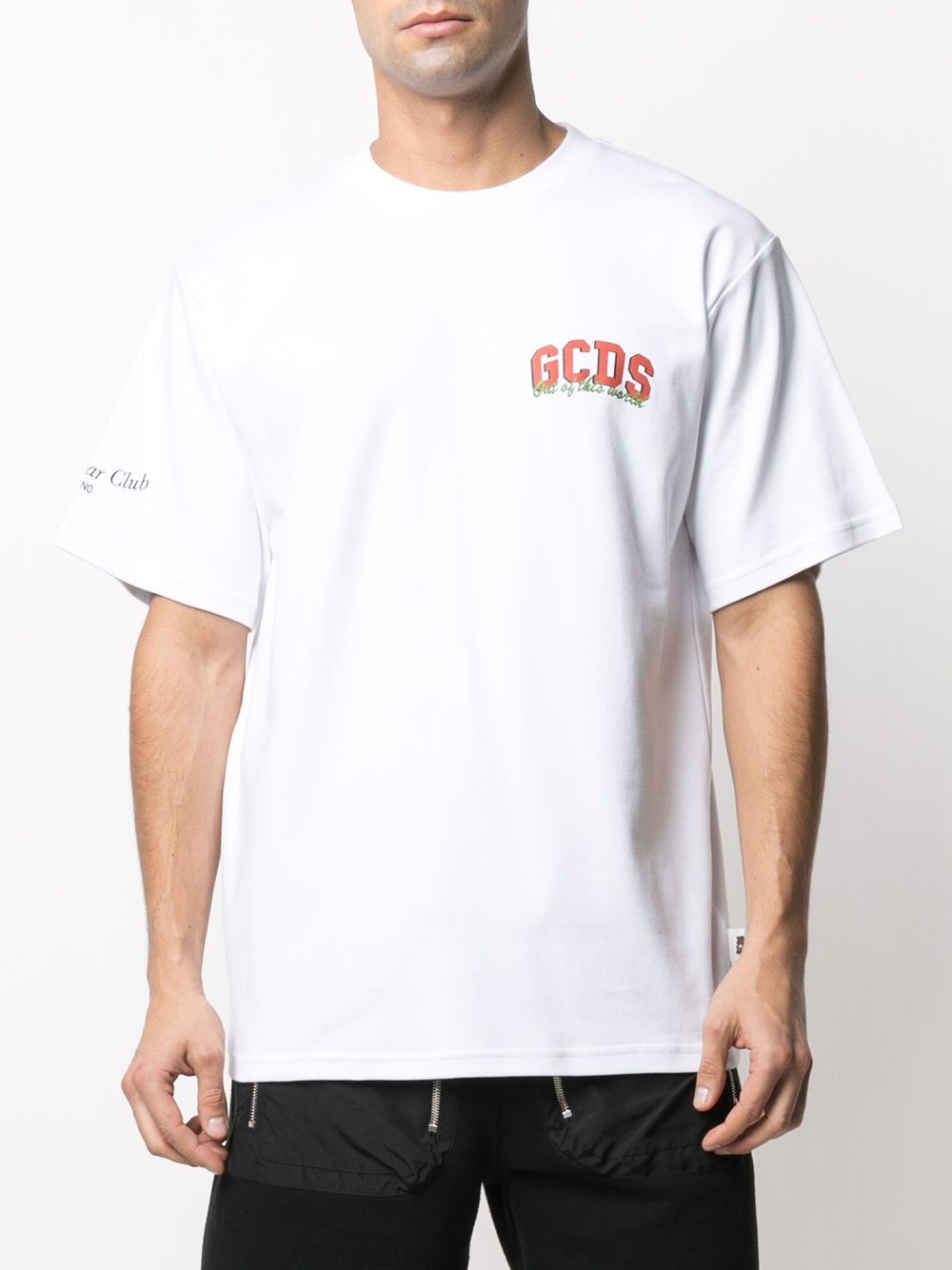 logo-print cotton T-shirt - 4