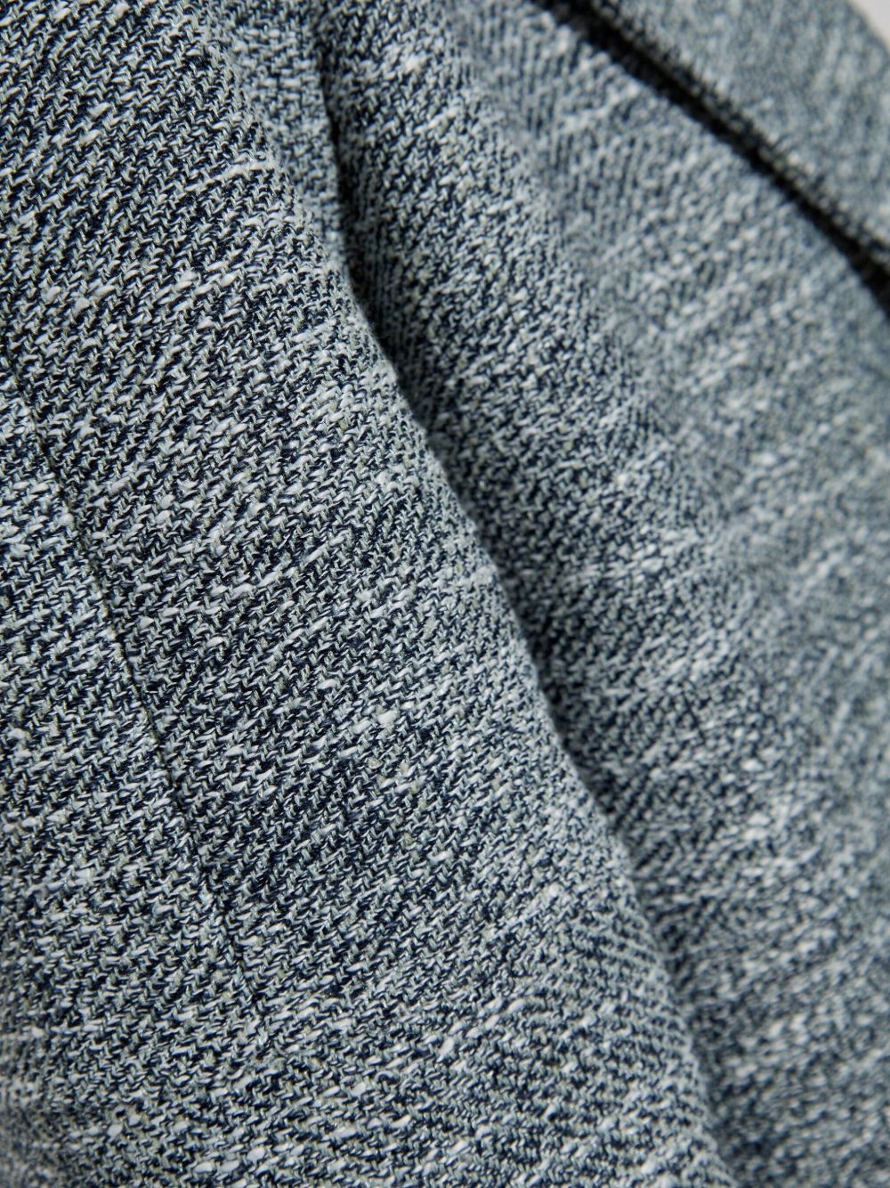 raglan-sleeve single-breasted coat - 5