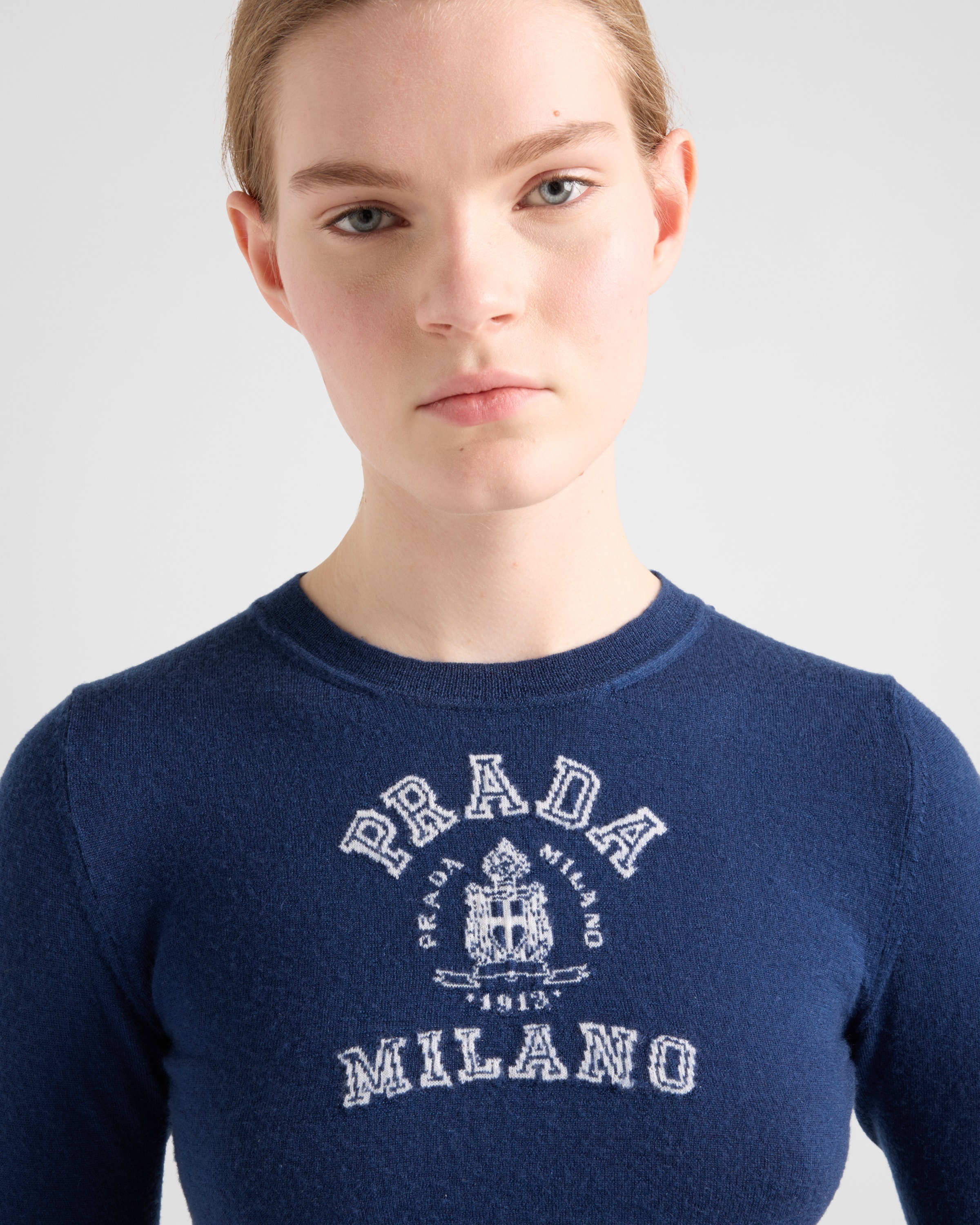 Cashmere intarsia sweater - 4