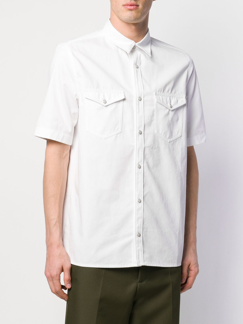 logo side-stripe shirt 3