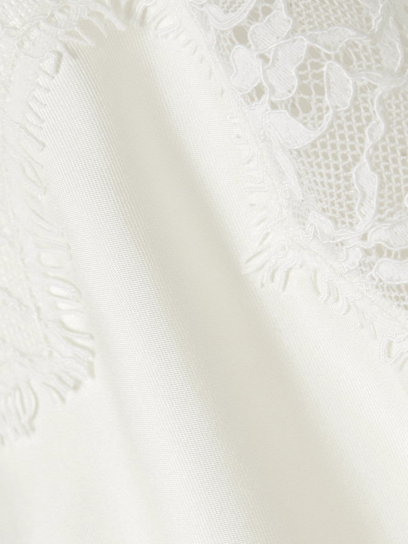 Lace-trimmed Silk Camisole 4