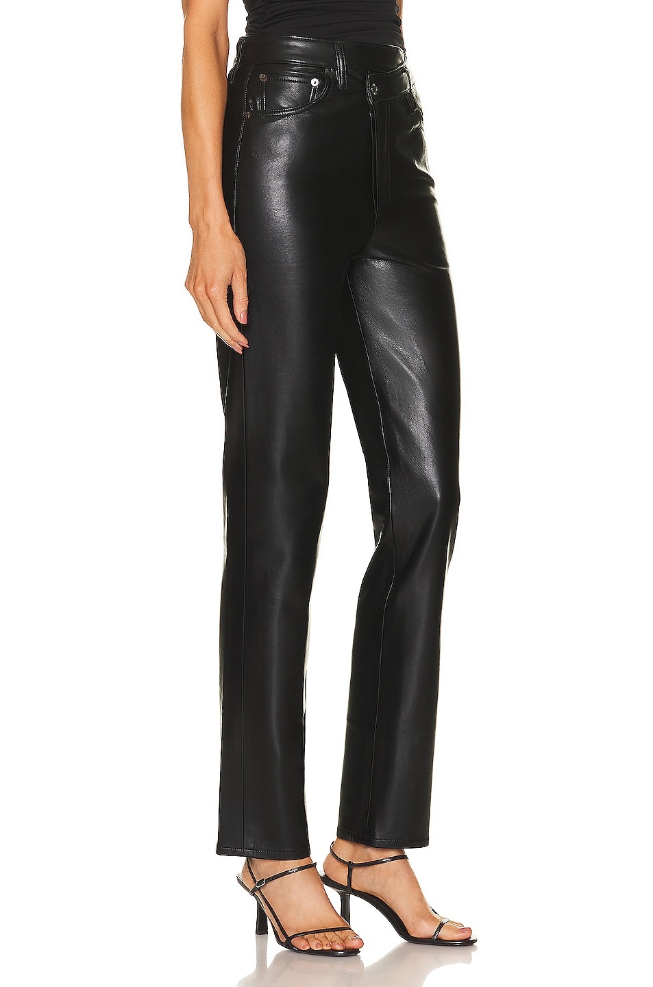 Recycled Leather Criss Cross Straight - 2