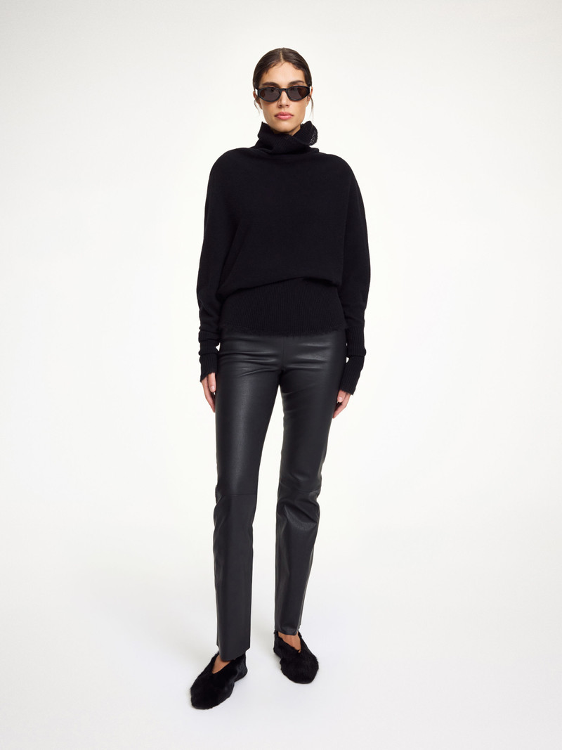 BY MALENE BIRGER Florentina Long leather trousers outlook