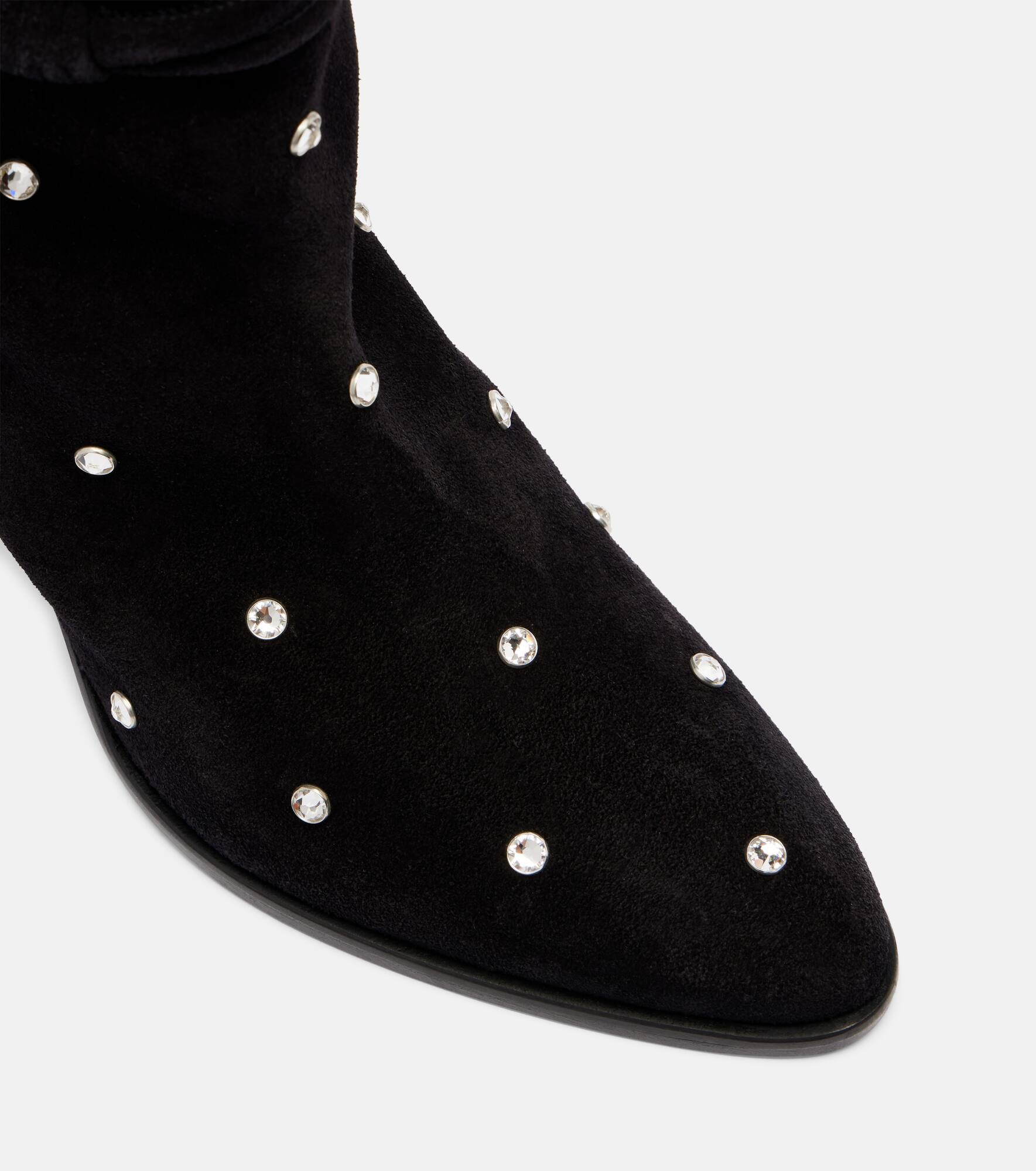 Lolya 90 embellished suede ankle boots - 5
