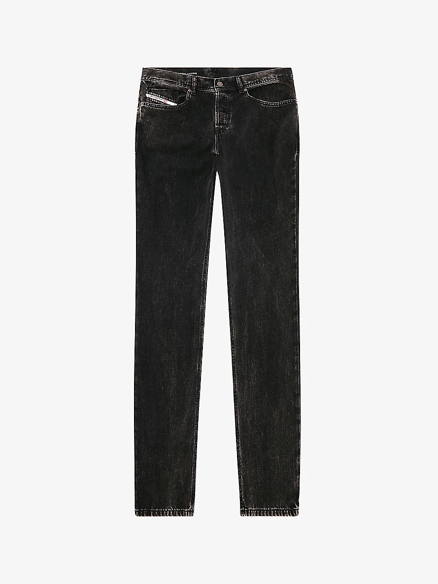 2023 D-Finitive tapered-leg cotton-blend jeans - 1