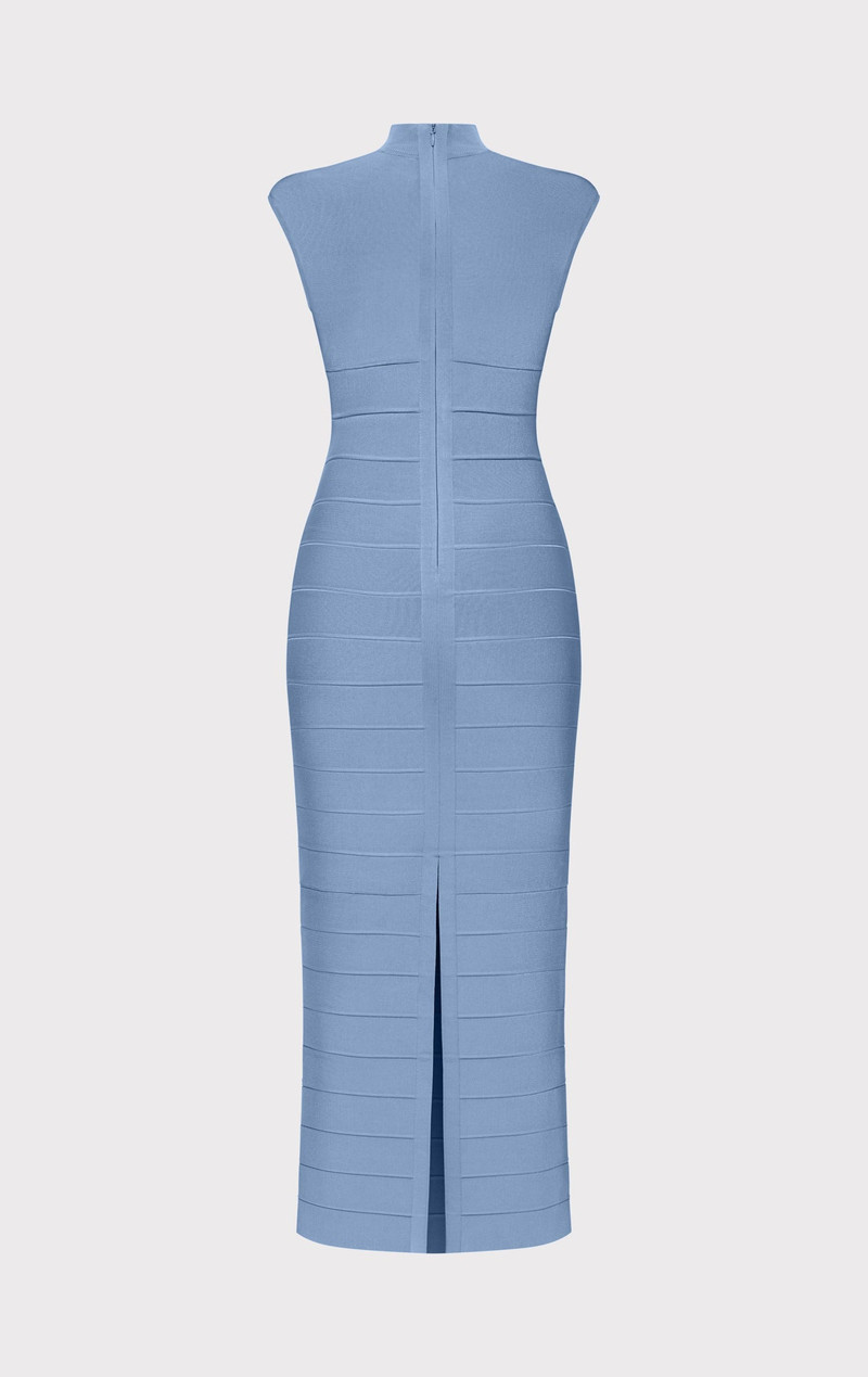 CAP SLEEVE CUT-OUT GOWN 3
