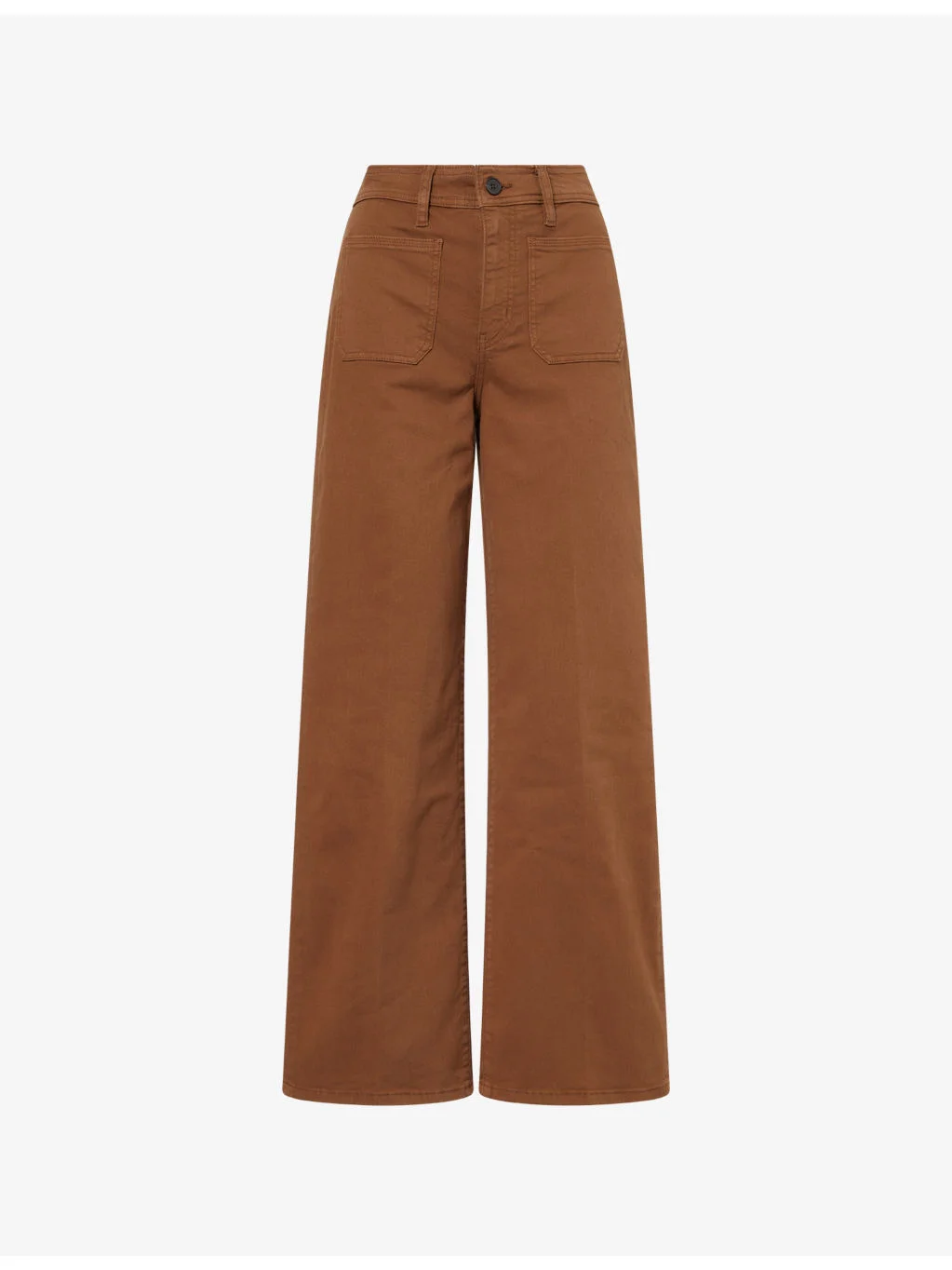 Slim Palazzo Harbor Pocket Cotton Jeans - 1