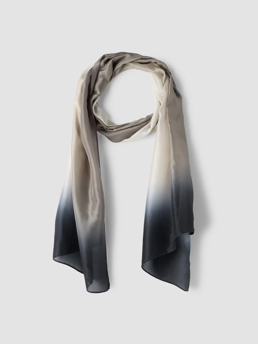 Watercolor Organic Silk Scarf - 1