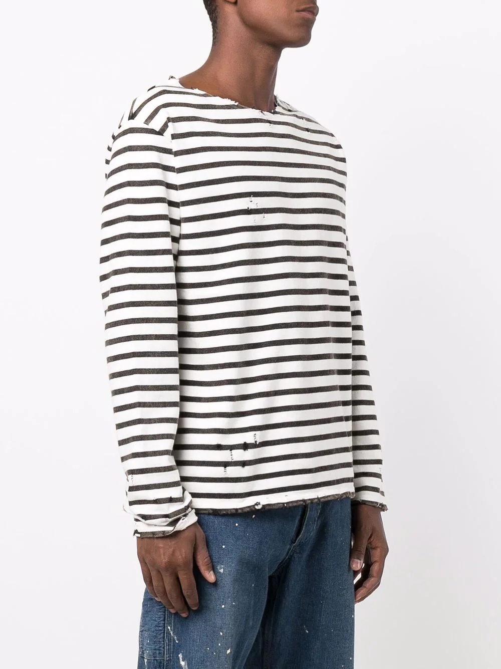 striped long-sleeve top - 3