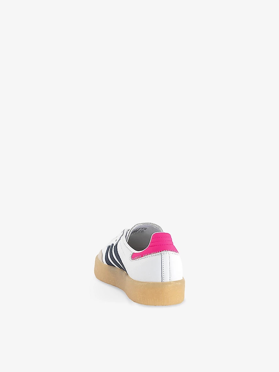 Sambae Leather Low-Top Trainers - 4