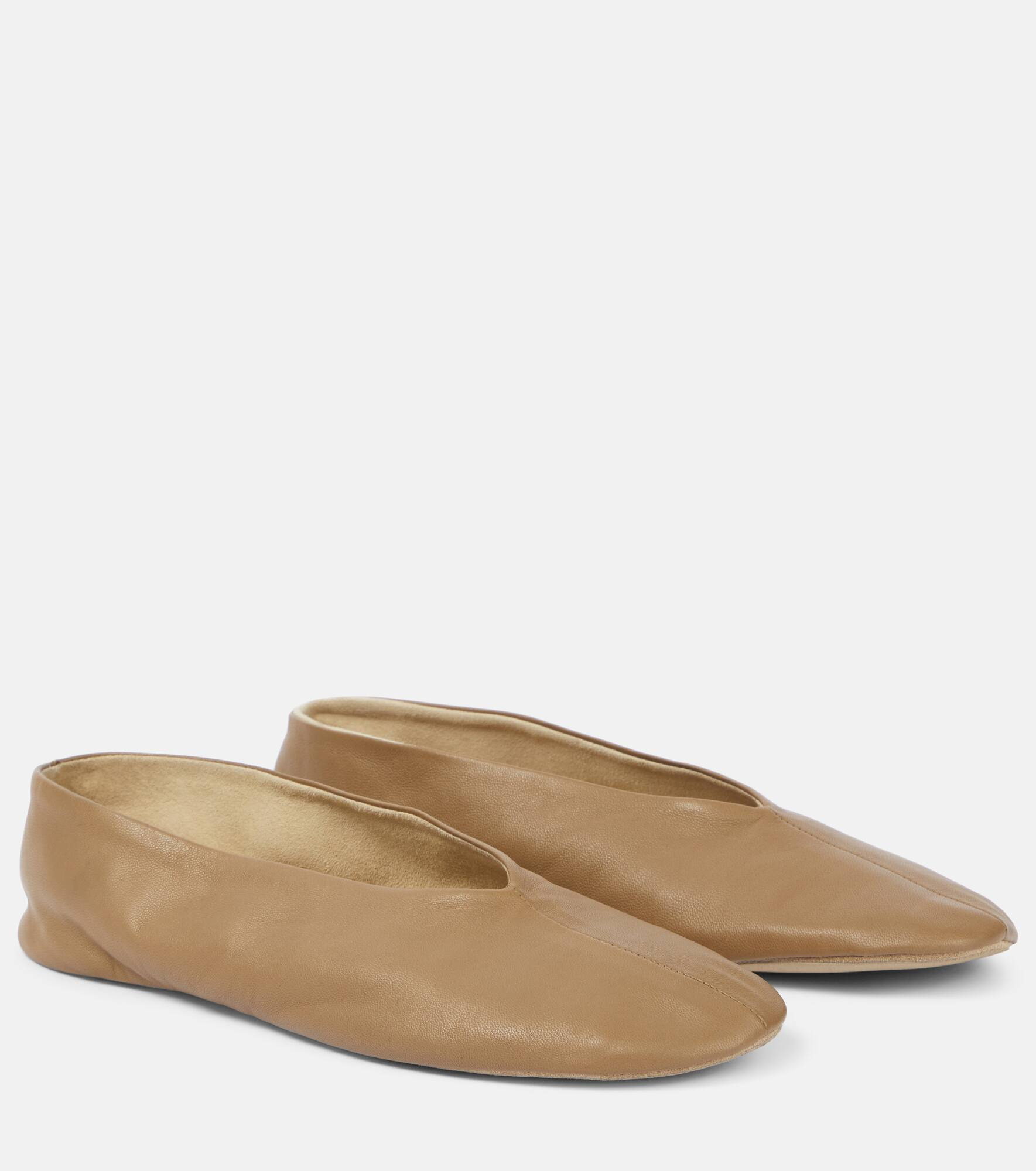 Stella leather ballet flats - 1