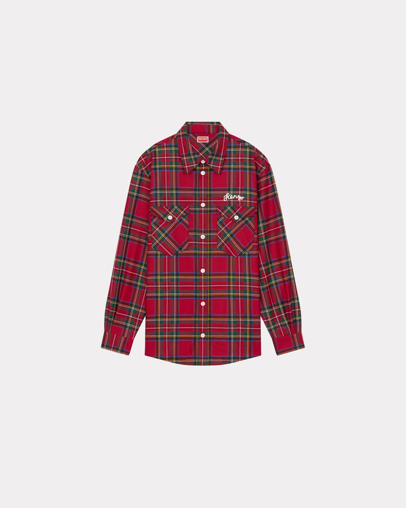 Checked military jacket 1