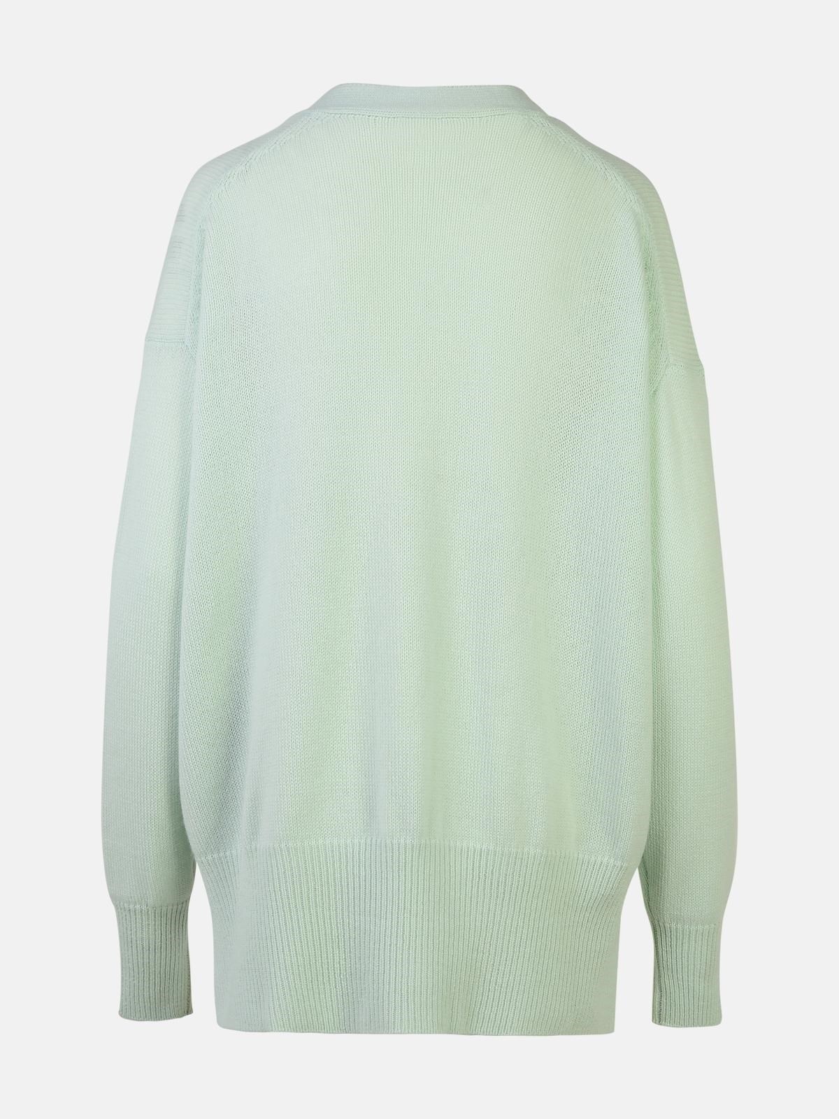 MINT GREEN CASHMERE CARDIGAN - 3