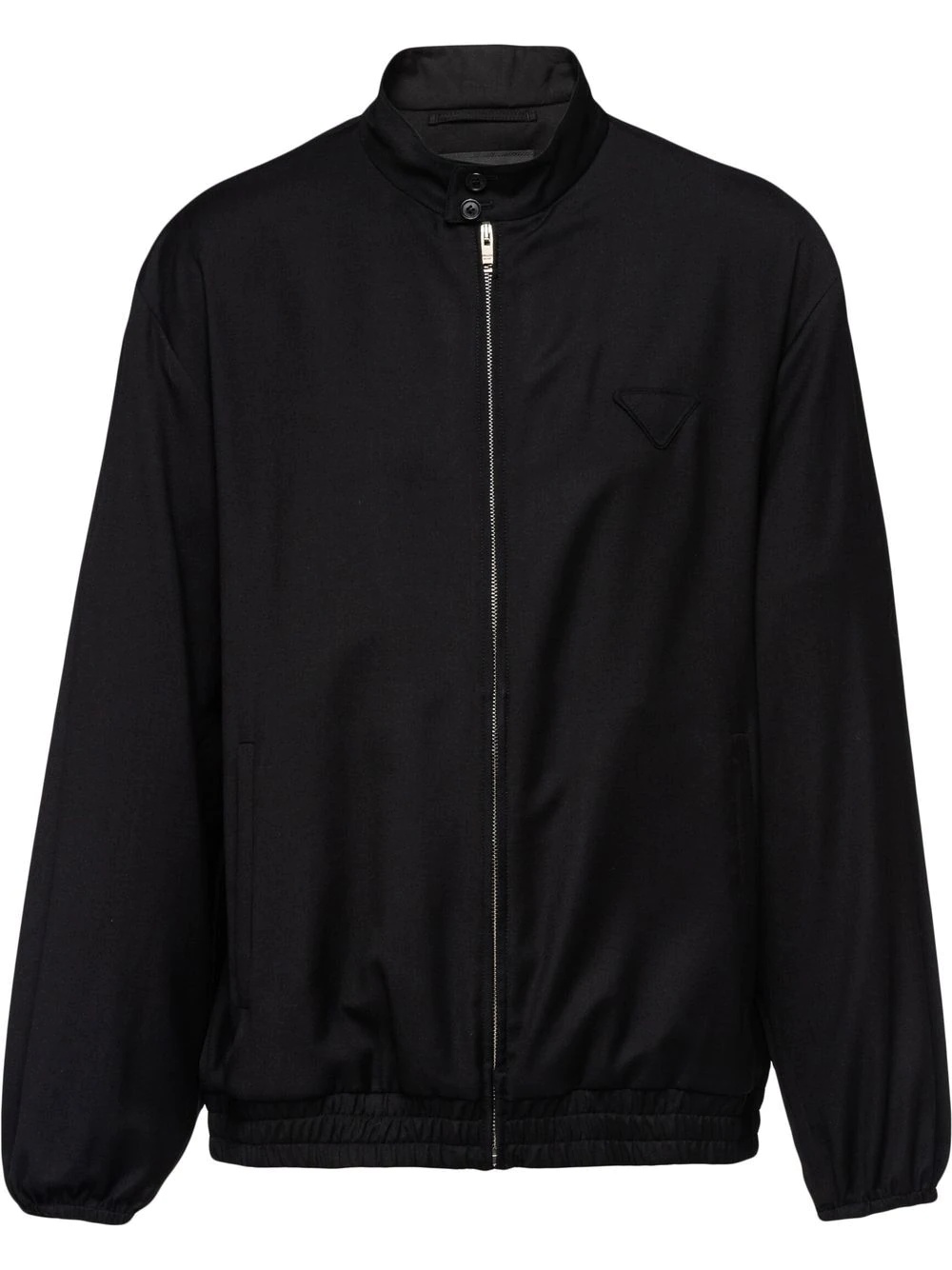 zip-up blouson jacket - 1