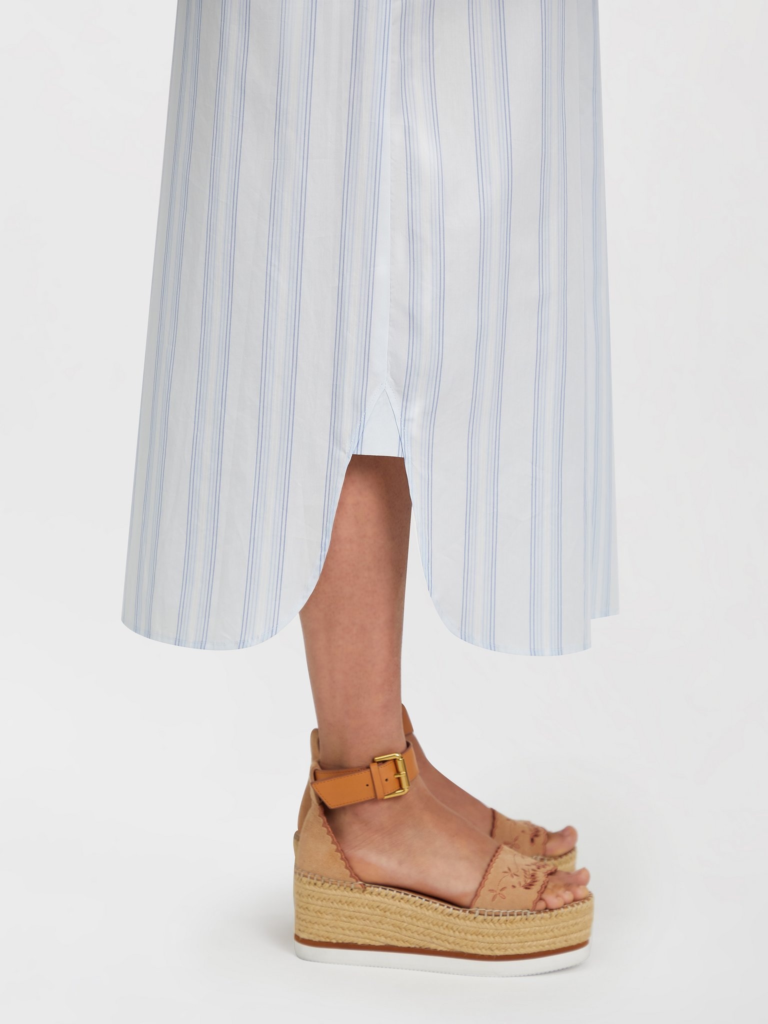 LONG BOYFRIEND SHIRT DRESS - 5