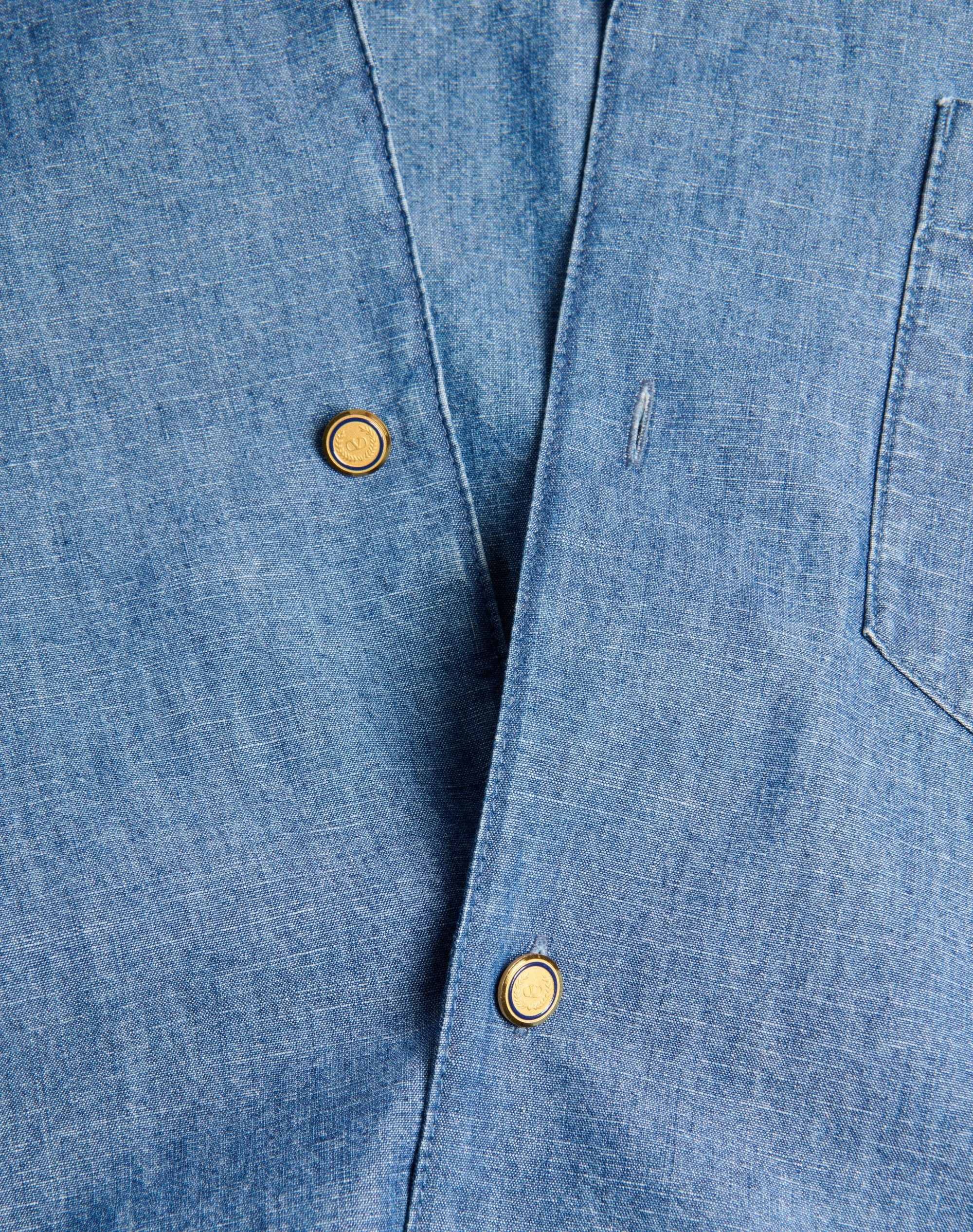 DENIM BOWLING SHIRT - 2