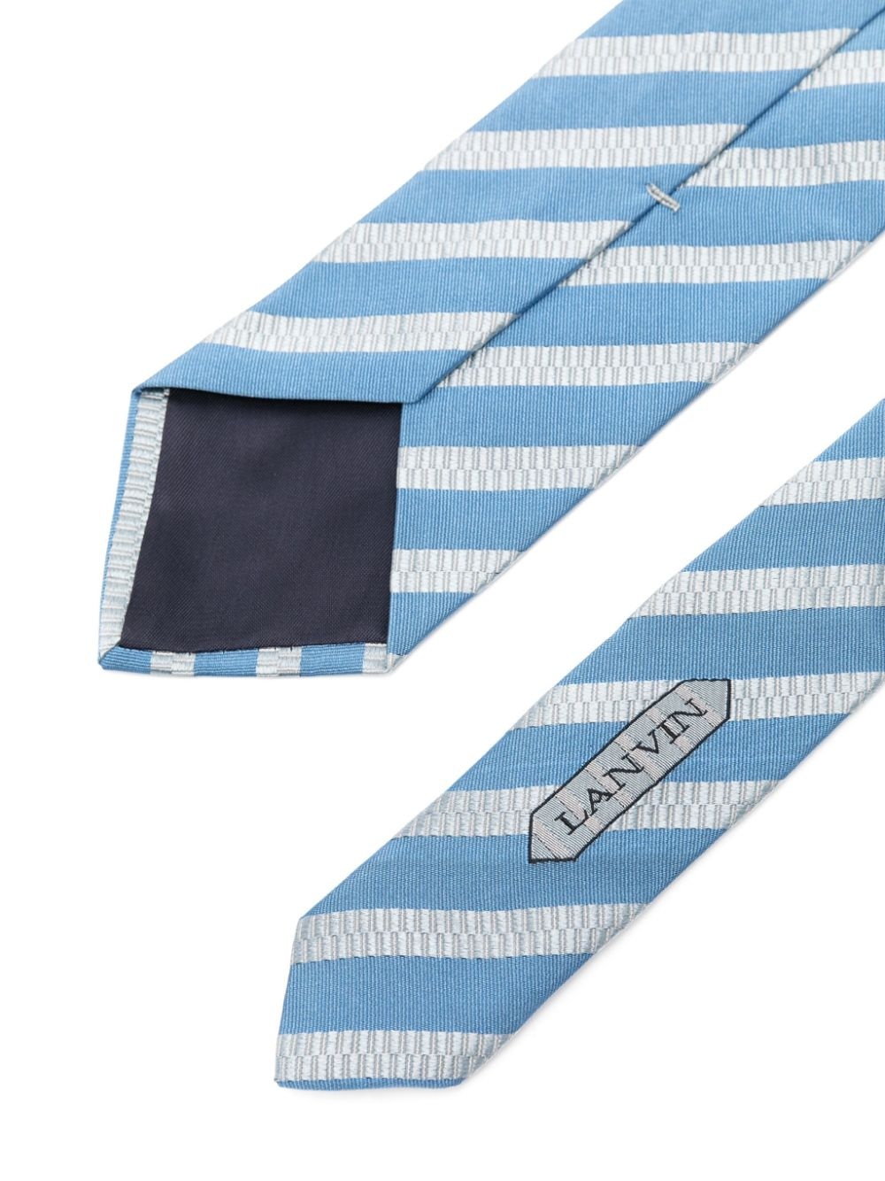 Striped-Jacquard Silk Tie - 2