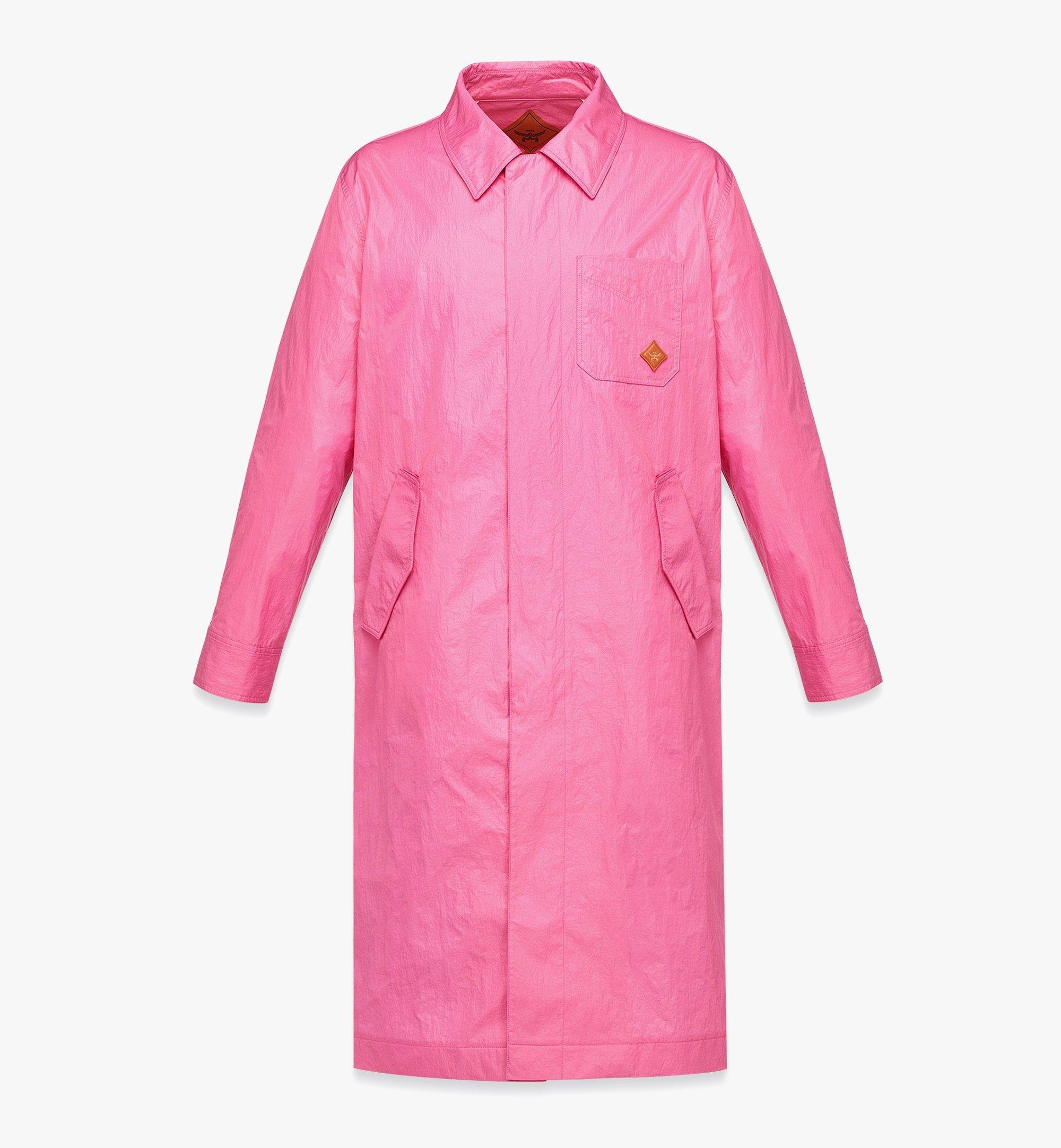 Oversized Coat in Crushed Nylon - 1