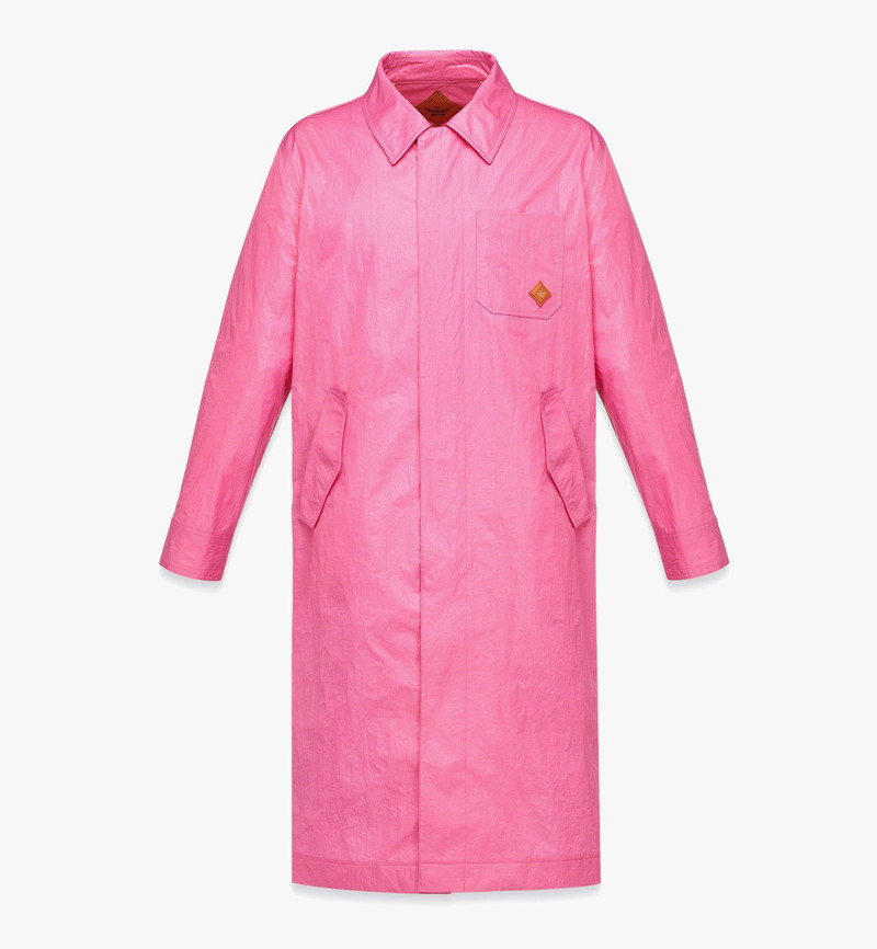 Oversized Coat in Crushed Nylon 1