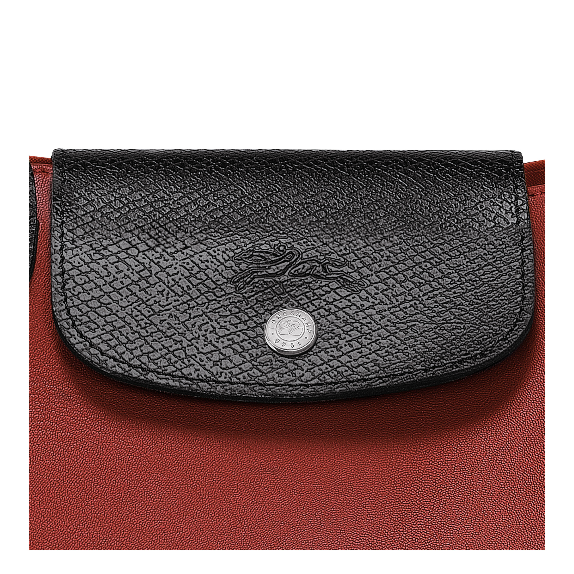 Cabas Longchamp M Tote bag Paprika - Canvas - 5