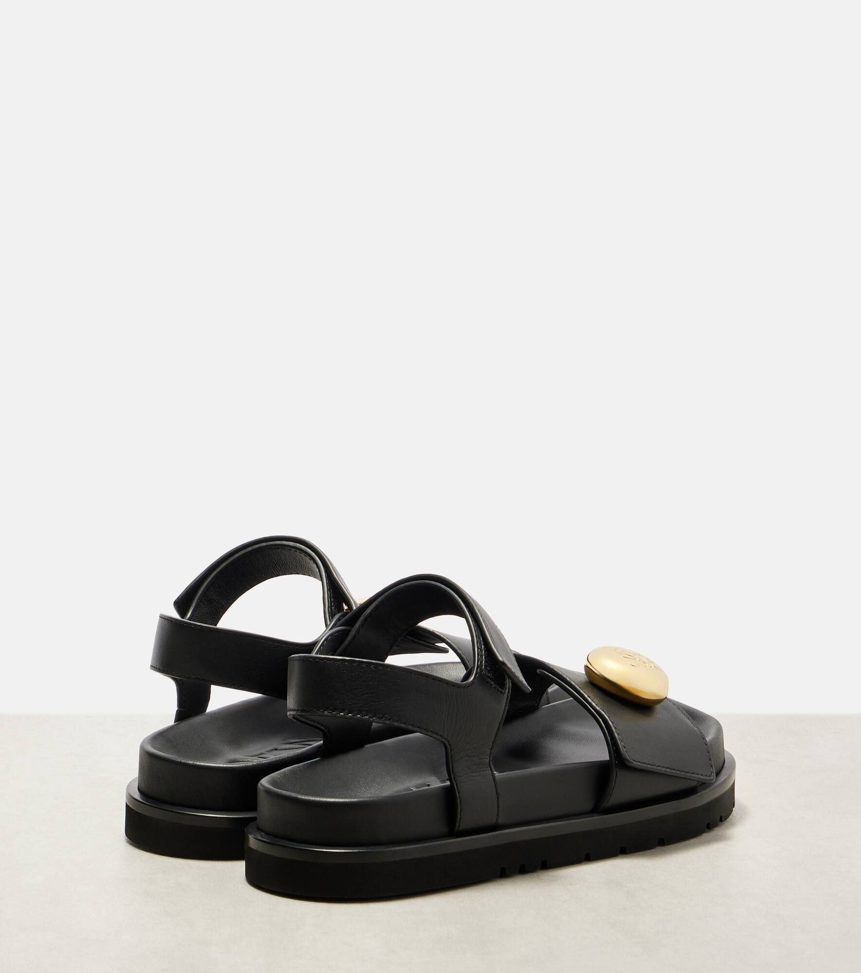 Pebble leather sandals - 2