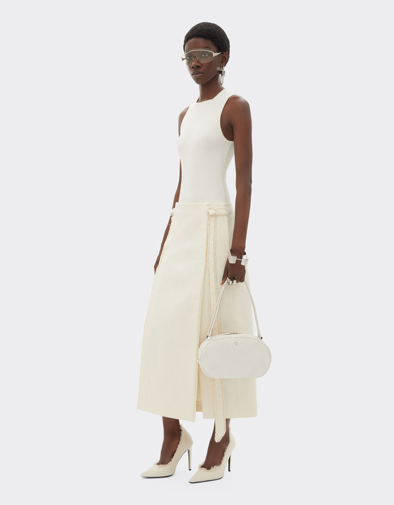 Ferrari The Ferrari Dino Tote Soft in suede and leather outlook