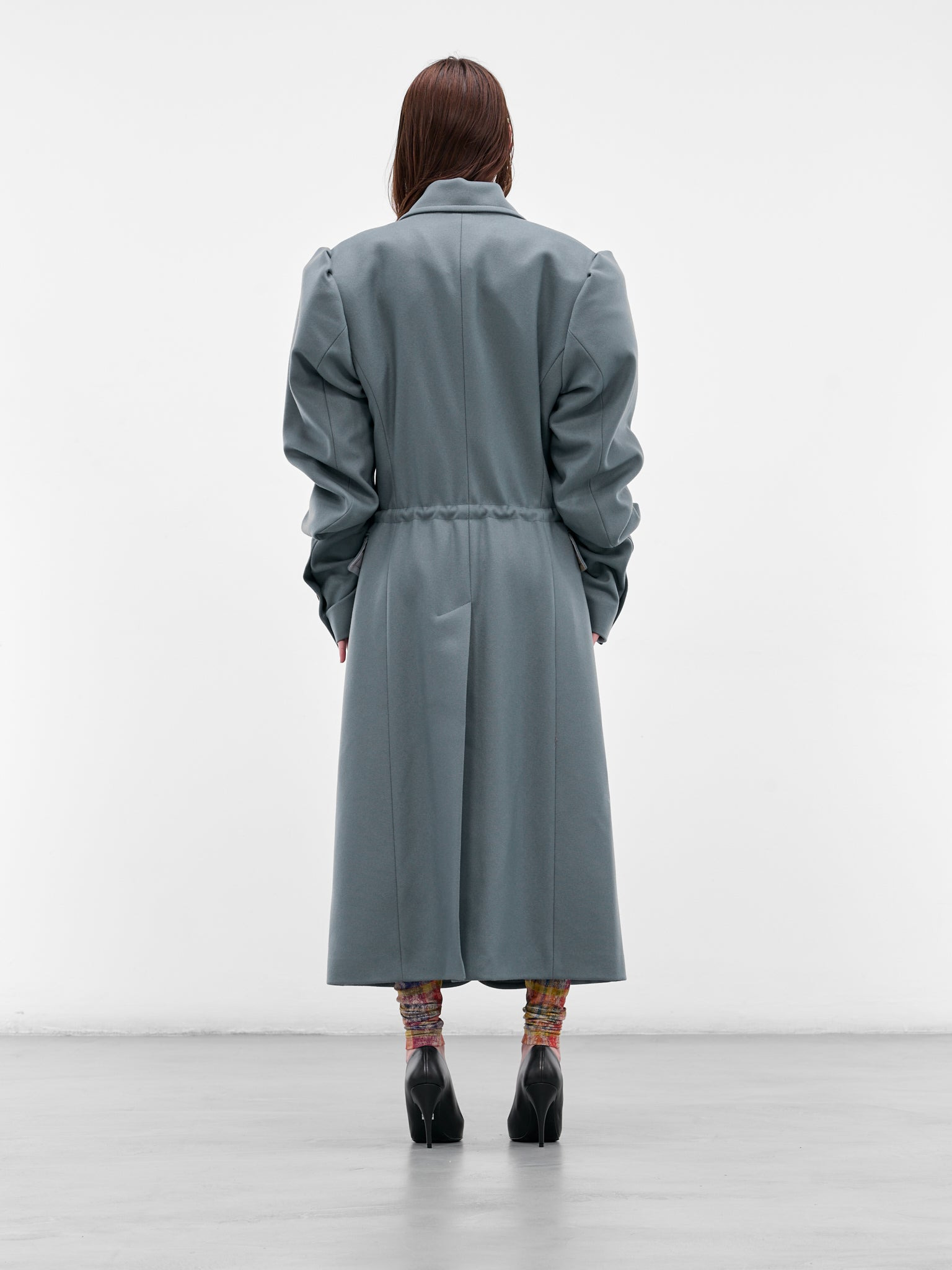 Gray DB Humphrey Long Coat - 3