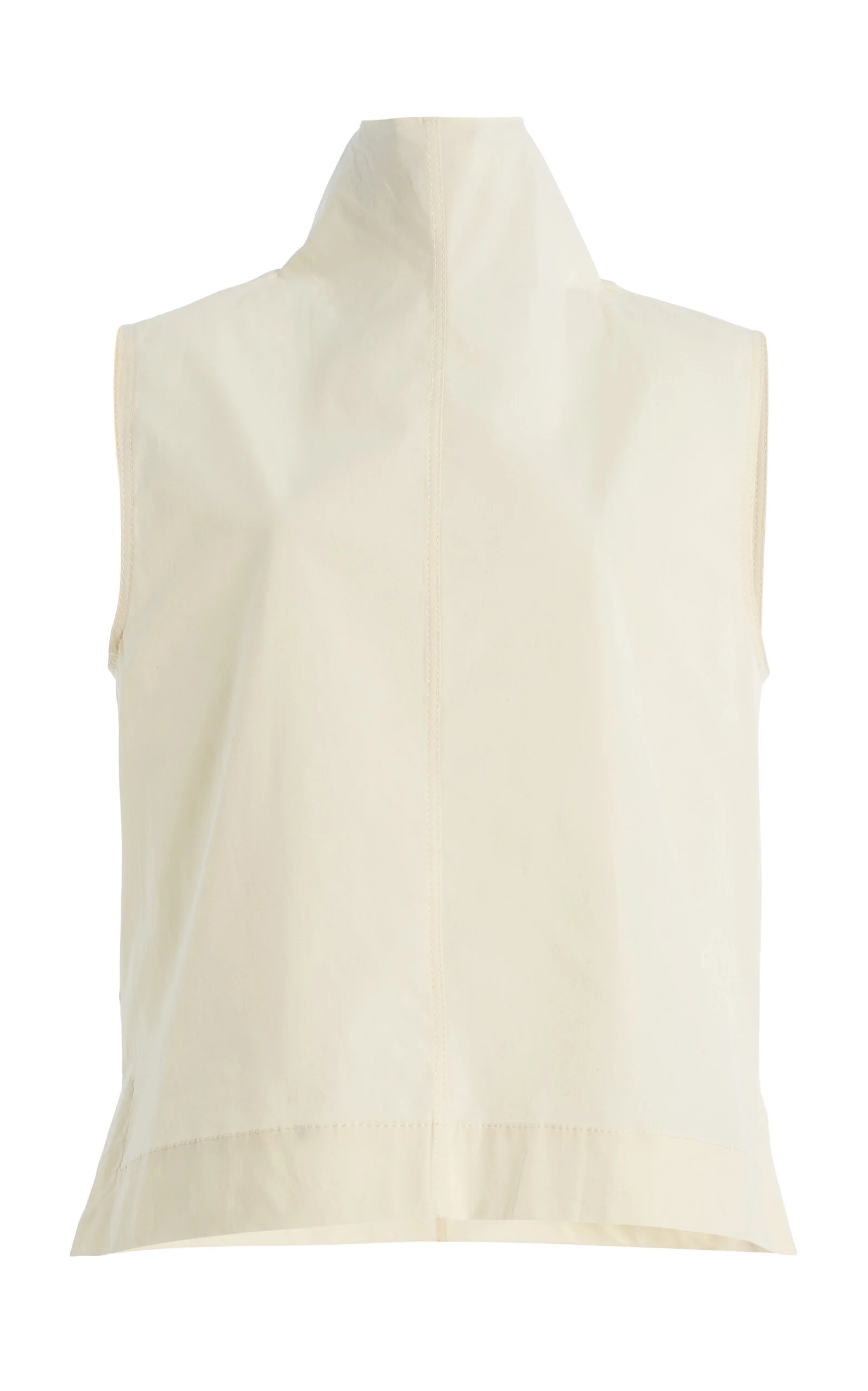 The Finn Tie-Neck Cotton Top yellow - 1