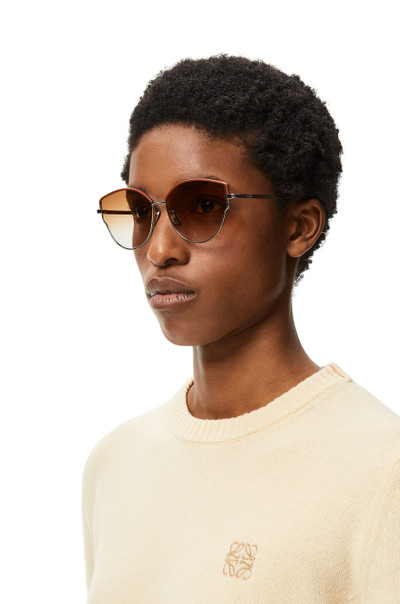 Loewe Metal butterfly sunglasses outlook