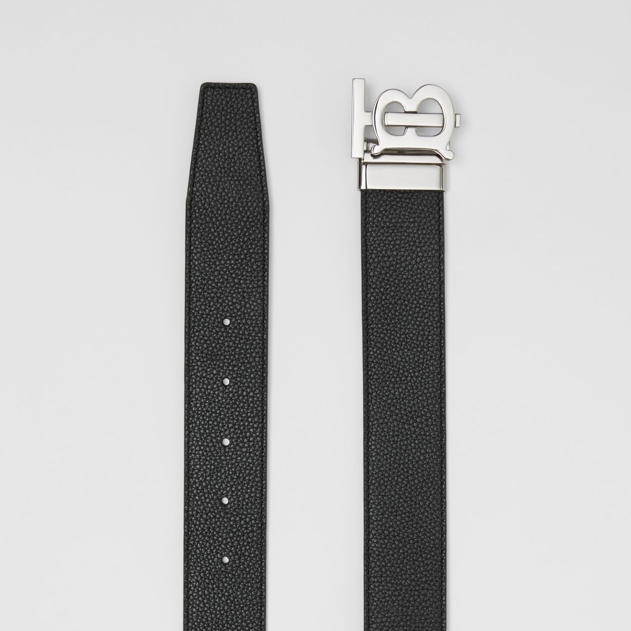 Reversible Monogram Motif Leather Belt - 7