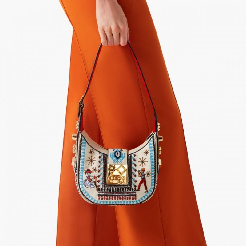 Christian Louboutin Carasky Mini MULTI/WHITE/GOLD outlook