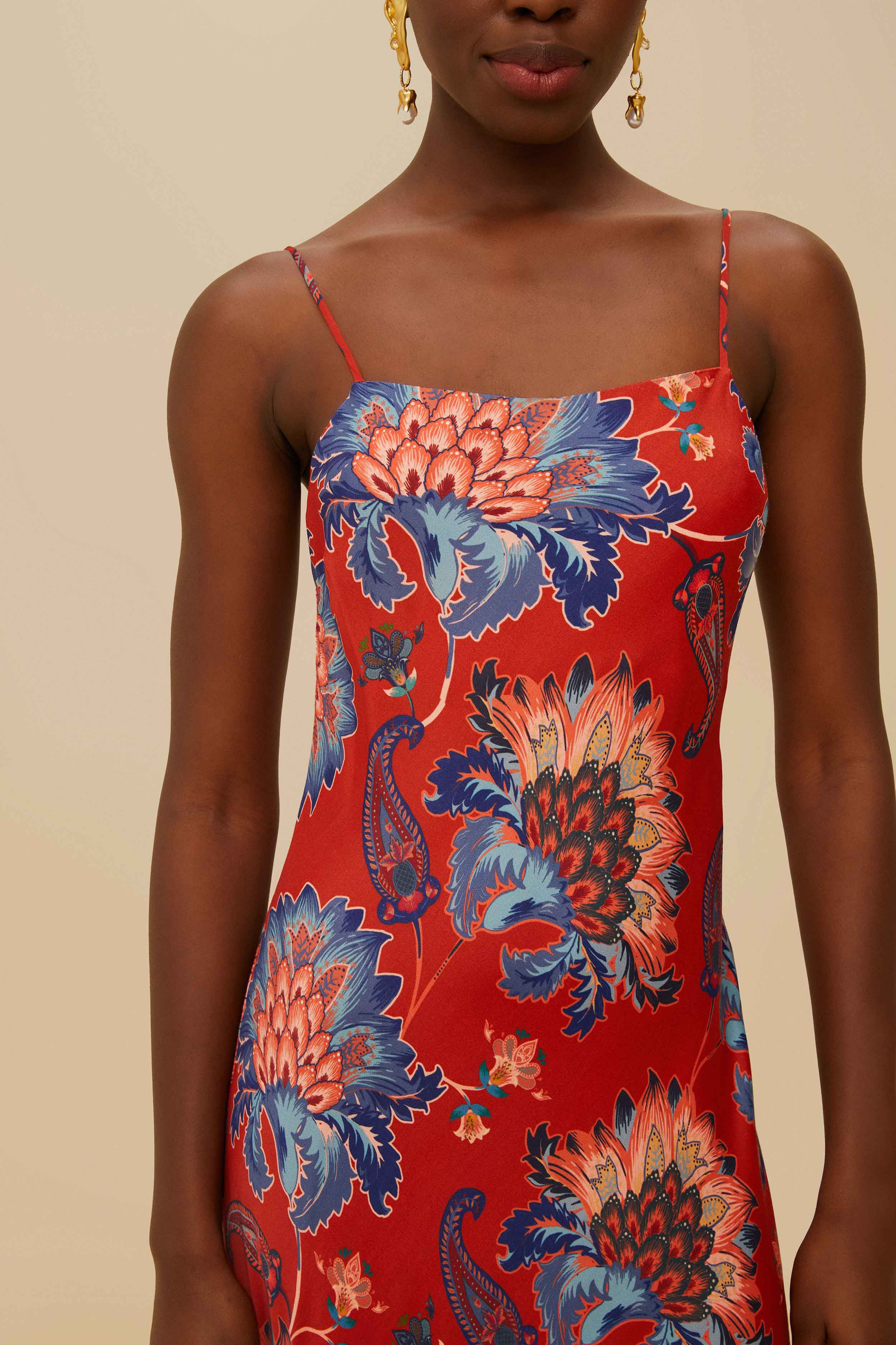 Red Luang Lenzing™ Maxi Dress - 3