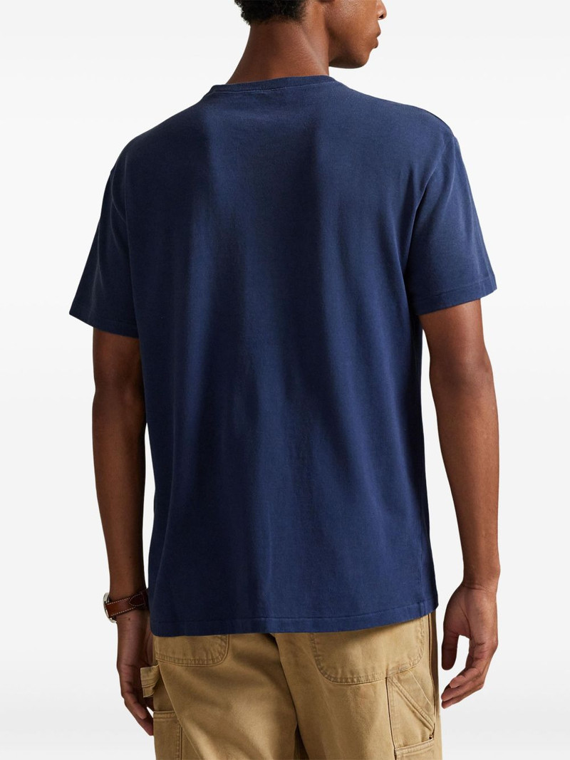 crew-neck patch T-shirt 4
