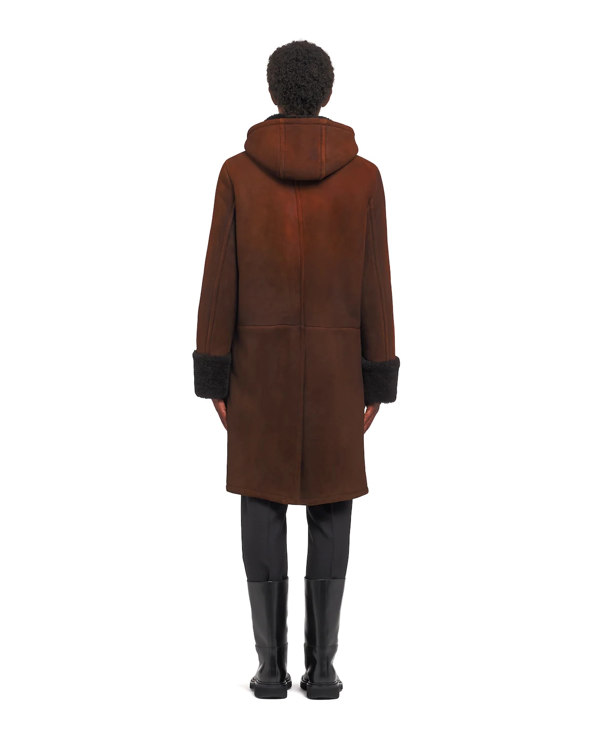 Sheepskin duffle coat - 4