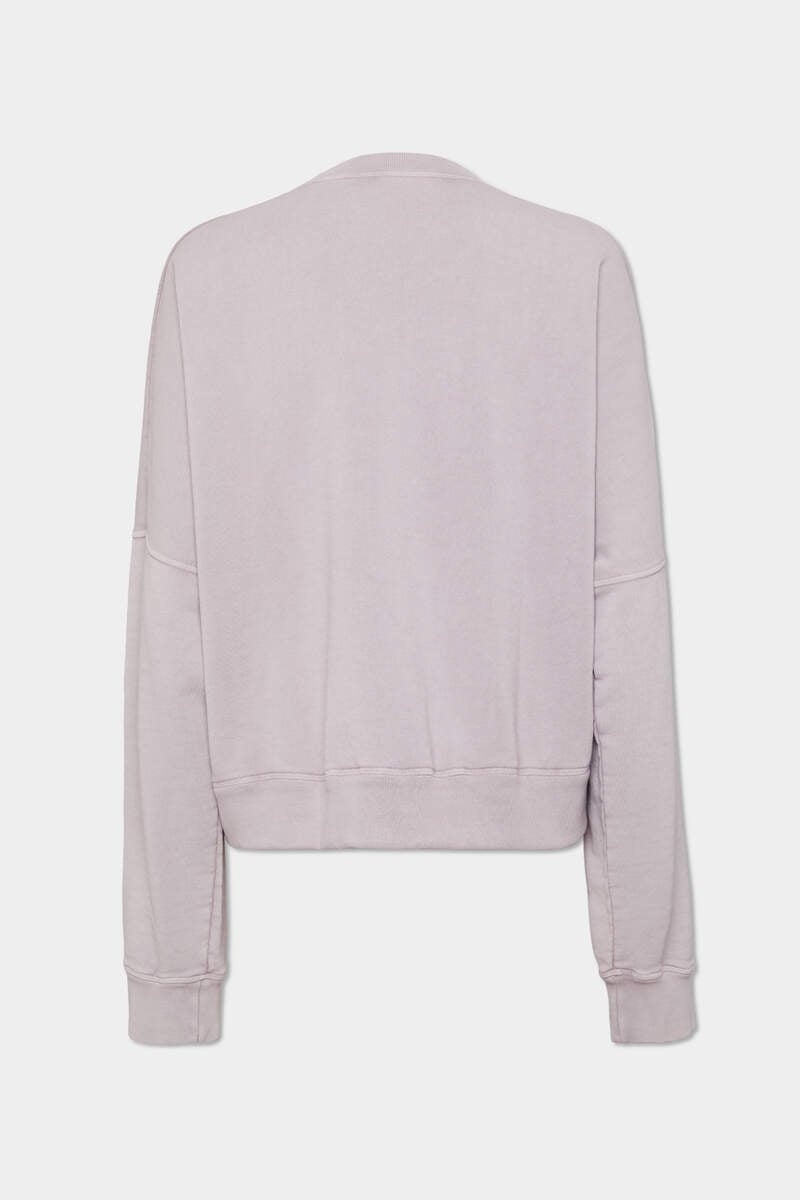 FADE DYED ONION CROPPED SWEATSHIRT - 2