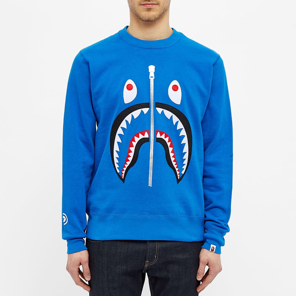 A Bathing Ape Shark Crew Sweat - 4