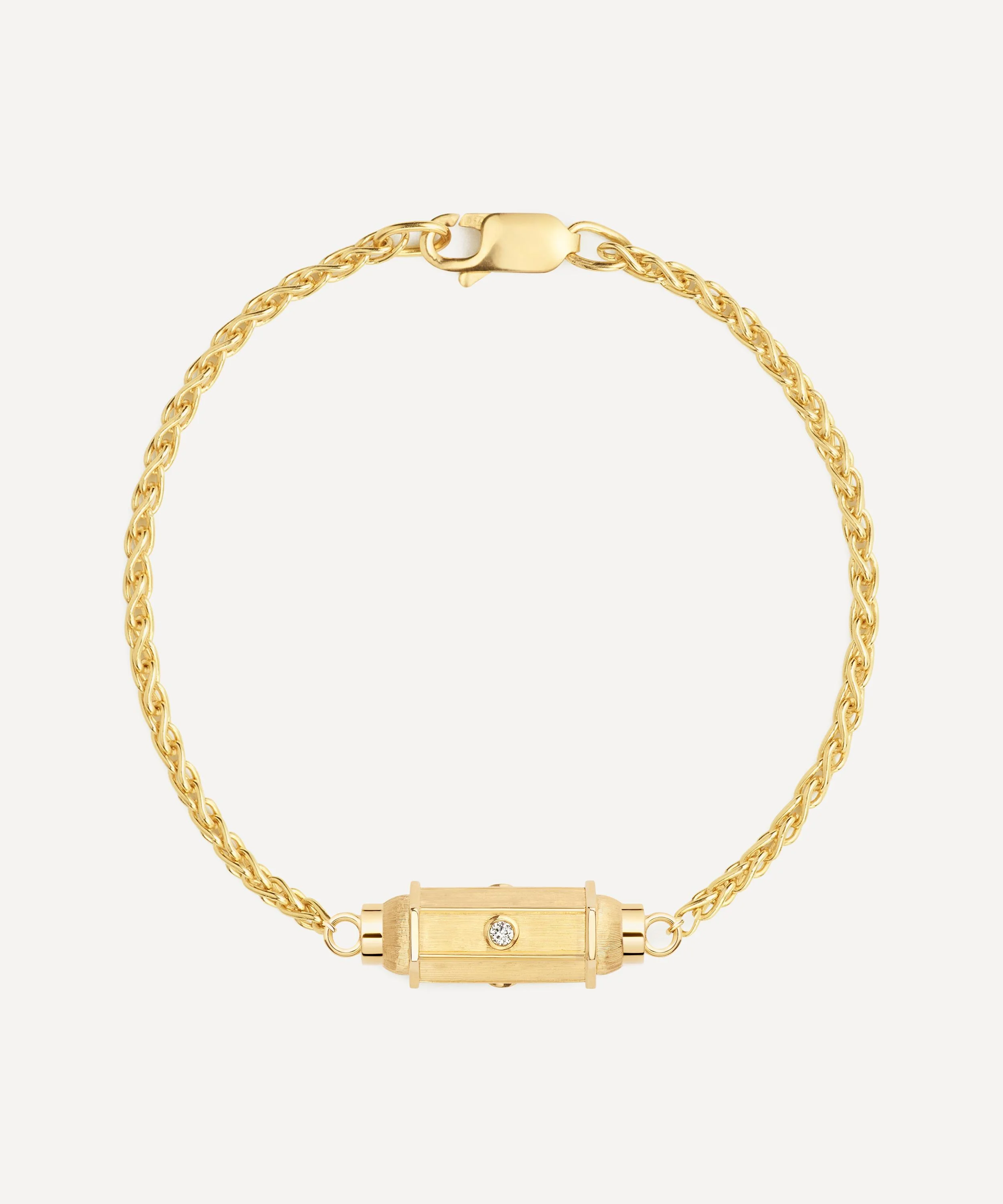 18ct Gold Micro Coco Locket Bracelet - 1
