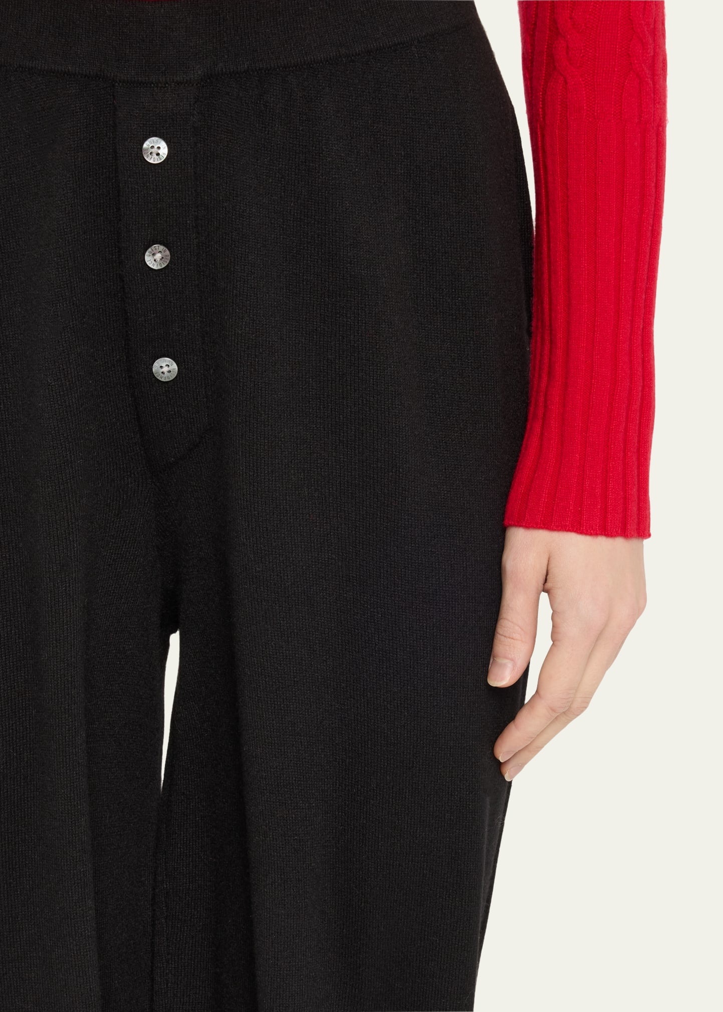 Everywear Cashmere Knit Relaxed Pants - 5