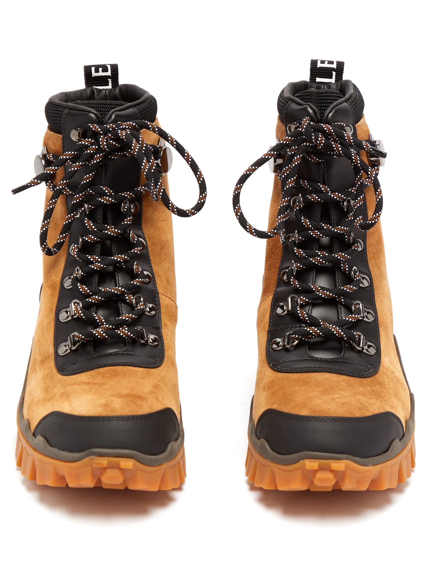 Helis logo-print suede hiking boots - 6