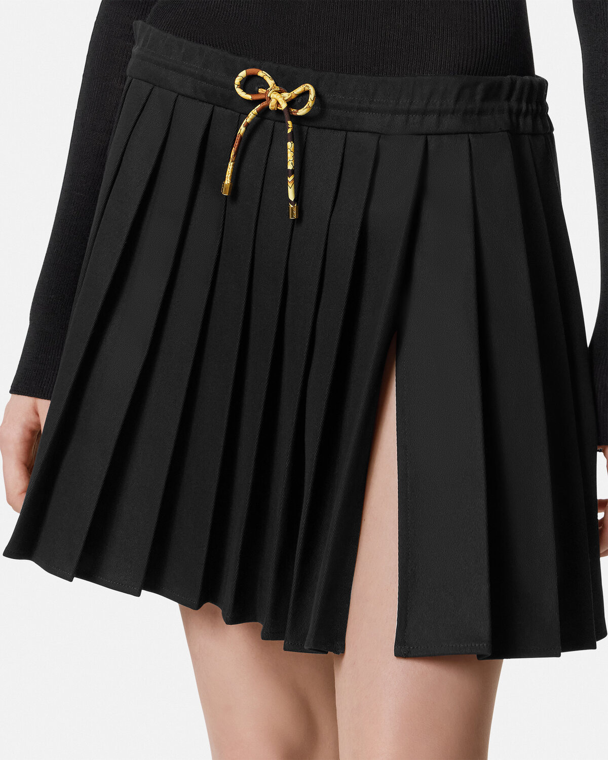 Pleated Mini Skirt - 3