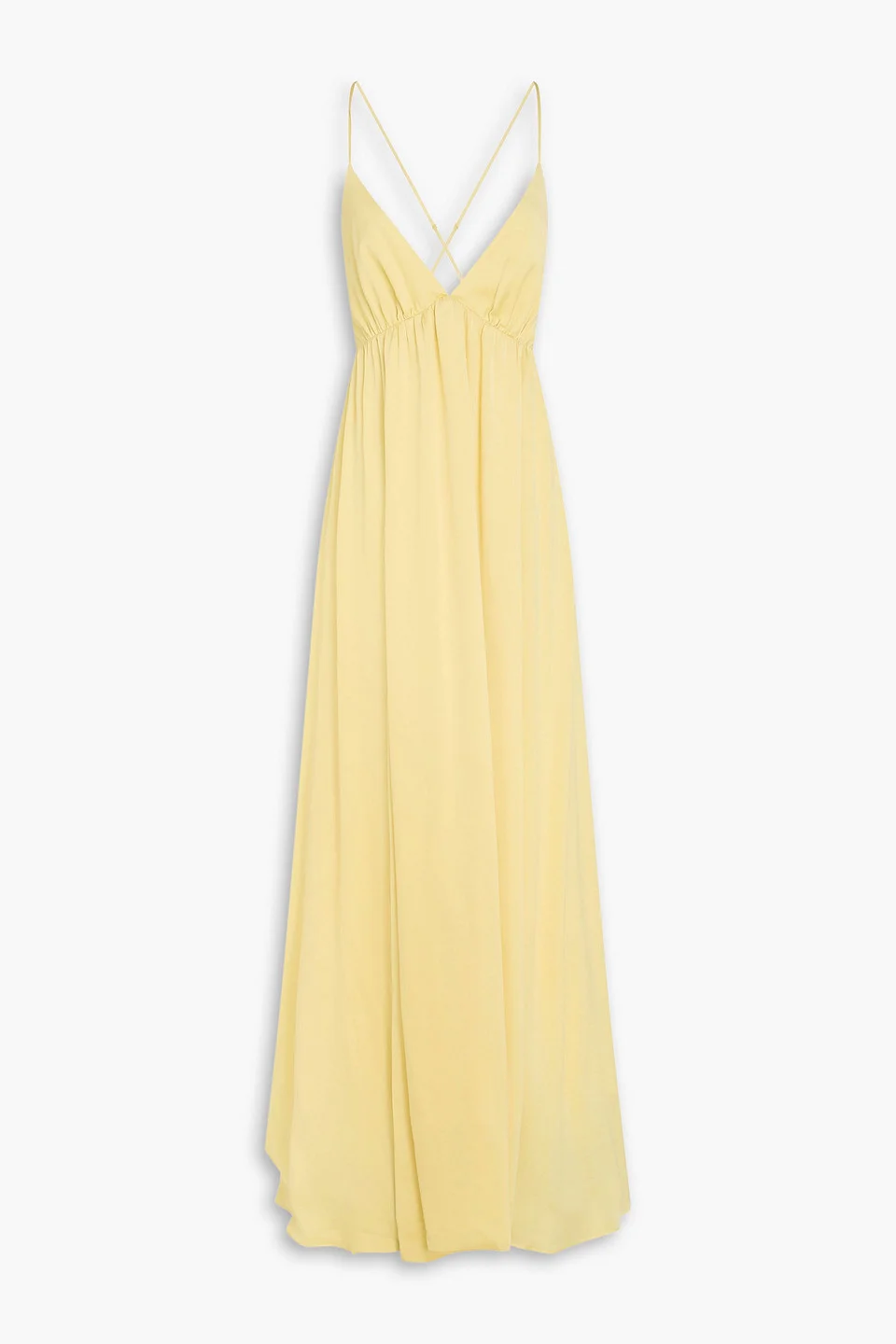 Washed-silk maxi dress - 1