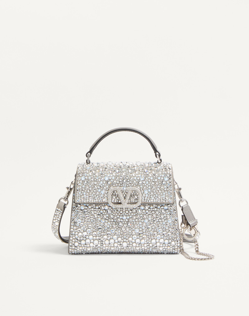 MINI VSLING HANDBAG WITH SPARKLING EMBROIDERY 1