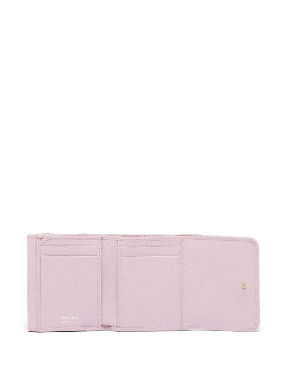 triangle-logo Saffiano leather wallet - 5
