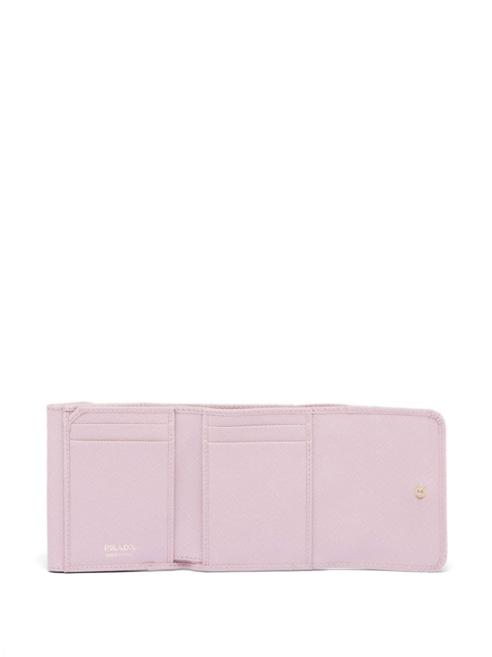 triangle-logo Saffiano leather wallet - 8