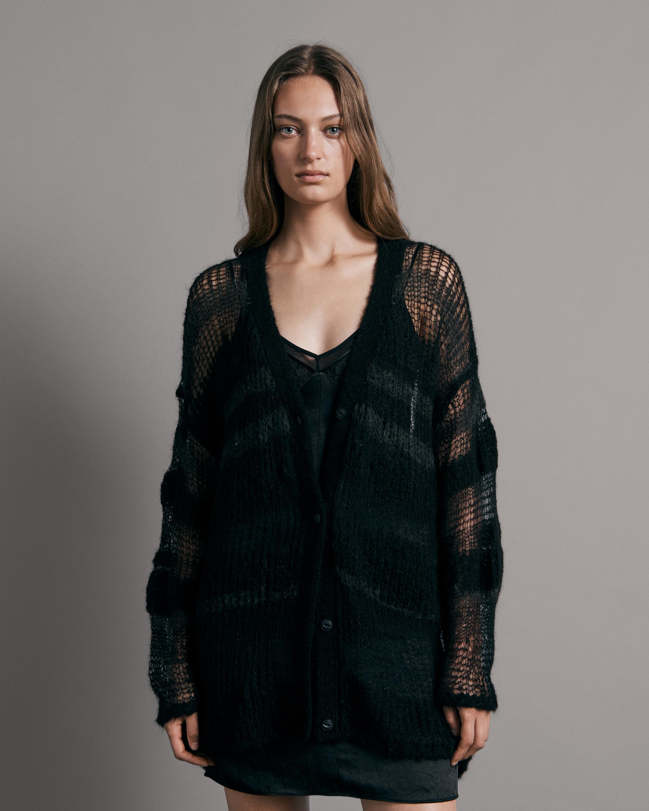 Lillian Alpaca Cardigan
Relaxed Fit Sweater - 2