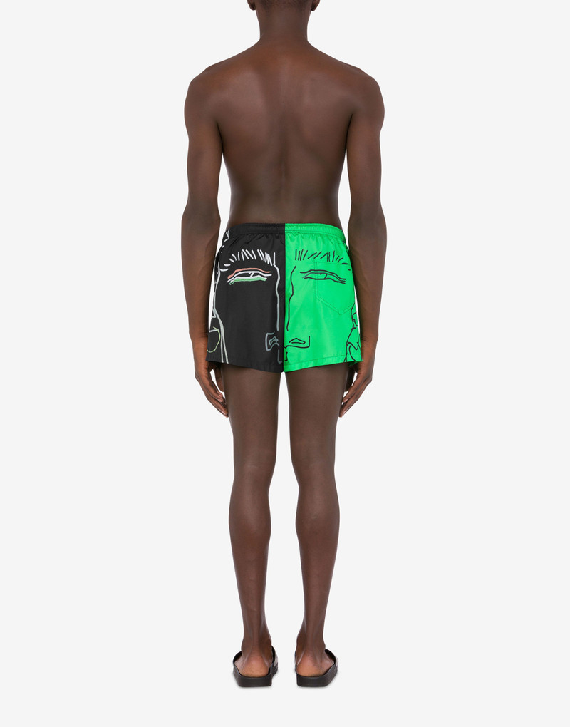 TONY VIRAMONTES ARCHIVE TWO-TONE SWIM TRUNKS 3