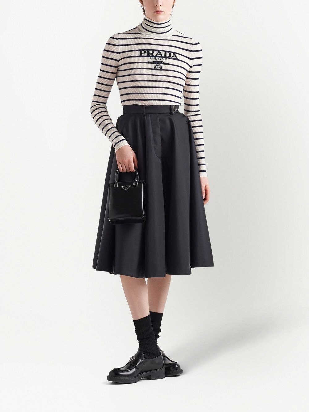 pleated full skirt - 2