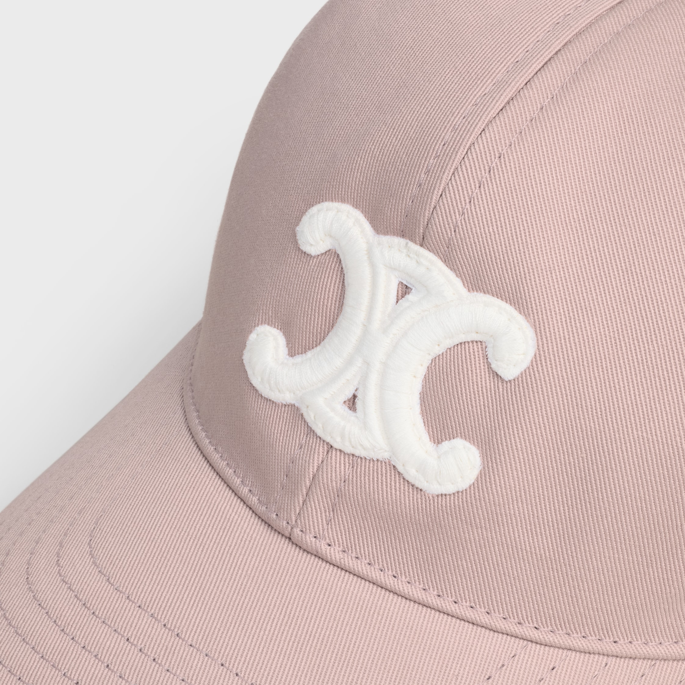 triomphe baseball cap in washed cotton - 5