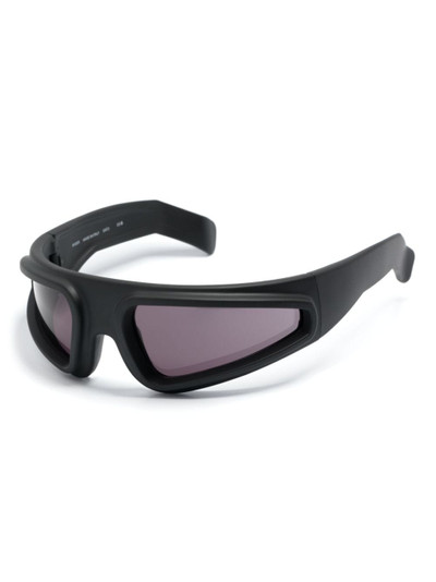 Rick Owens biker-frame sunglasses outlook