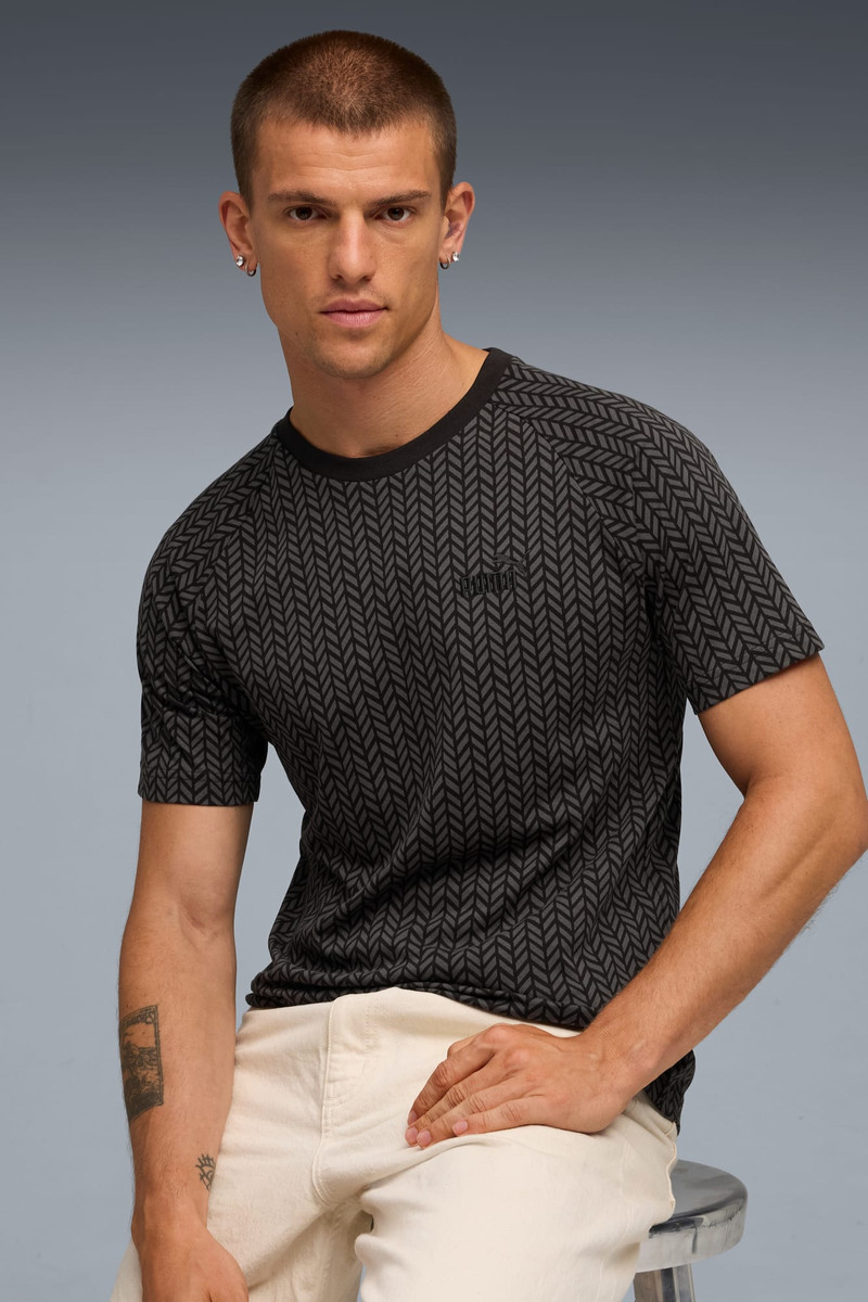 PUMA PUMA Essentials Herringbone Men's Tee outlook